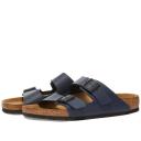 Birkenstock Arizona Birko-Flor Sandal (Navy, Size 45 EU)