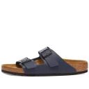 Birkenstock Arizona Birko-Flor Sandal (Navy, Size 45 EU)