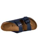 Birkenstock Arizona Birko-Flor Sandal (Navy, Size 45 EU)