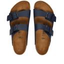 Birkenstock Arizona Birko-Flor Sandal (Navy, Size 45 EU)
