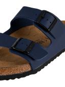 Birkenstock Arizona Birko-Flor Sandal (Navy, Size 45 EU)