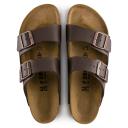 Birkenstock Arizona Birko-Flor Sandals - Narrow - Dark Brown, EU 42