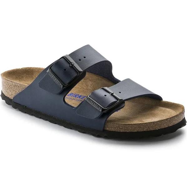 Birkenstock Arizona Birko-Flor Soft Footbed Sandals EU 48 Blue