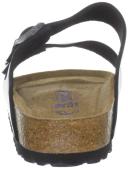 Birkenstock Arizona Black Amalfi Leather Soft Footbed, 40