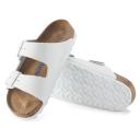 Birkenstock Arizona Black Amalfi Leather Soft Footbed, 40