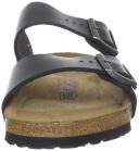 Birkenstock Arizona Black Amalfi Leather Soft Footbed, 43
