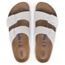 Birkenstock Arizona Black Amalfi Leather Soft Footbed, 45