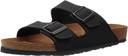 Birkenstock Arizona Black Oiled Leather Soft Footbed, 45
