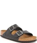 Birkenstock Arizona Black Oiled Leather Soft Footbed, 46
