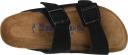 Birkenstock Arizona Black Suede Soft Footbed, 37
