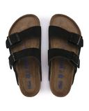 Birkenstock Arizona Black Suede Soft Footbed, 37