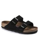 Birkenstock Arizona Black Suede Soft Footbed, 37