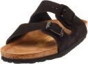 Birkenstock Arizona Black Suede Soft Footbed, 37