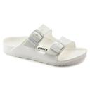 Birkenstock Arizona Eva White Preschool Girls' Sandal Shoes, Size: 2, Metal