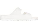 Birkenstock Arizona Eva White Preschool Girls' Sandal Shoes, Size: 2, Metal