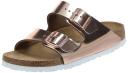 Birkenstock Arizona Female Slides Metallic Copper 9