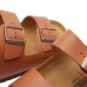Birkenstock Arizona in Ginger Brown Smooth Leather, Size UK 7.5 | END. Clothing
