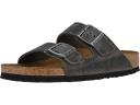 Birkenstock Arizona Iron Leather Soft Footbed Narrow 41