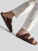 Birkenstock Arizona Leather Sandals, Brown