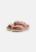 Birkenstock Arizona Leve Narrow Sandals Pink White Women - 37