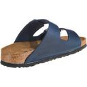 Birkenstock Arizona Oiled Leather Blue Soft Footbed Sandals