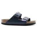 Birkenstock Arizona Oiled Leather Blue Soft Footbed Sandals