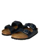 Birkenstock Arizona Oiled Leather Blue Soft Footbed Sandals