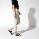Birkenstock Arizona Oiled Leather Blue Two-Strap Sandals