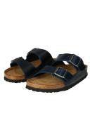 Birkenstock Arizona Oiled Leather Blue Two-Strap Sandals