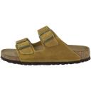 Birkenstock Arizona Oiled Leather Ochre Two-Strap Sandals