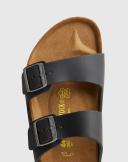 Birkenstock Arizona Oiled Leather Sandals - Black
