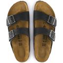 Birkenstock Arizona Oiled Leather Sandals - Black