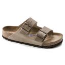 Birkenstock Arizona Oiled Leather Soft Footbed Sandals - Tabacco Brown