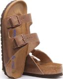 Birkenstock Arizona Oiled Leather Soft Footbed Sandals - Tabacco Brown