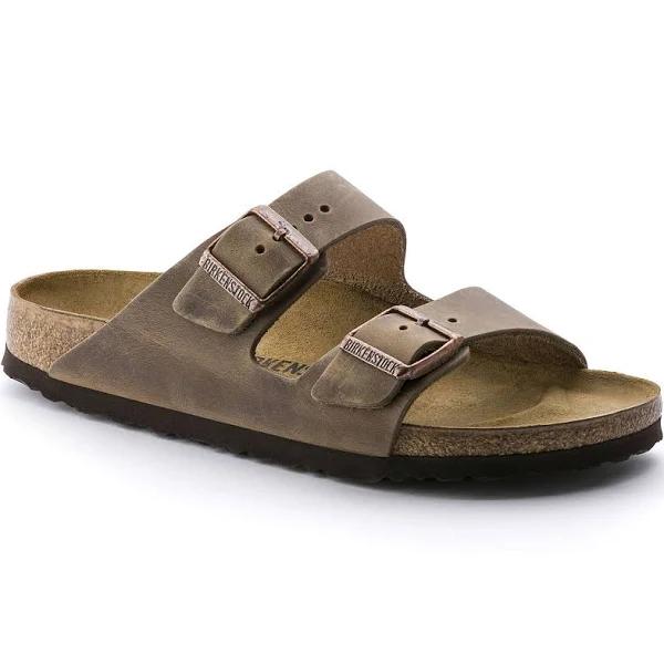 Birkenstock Arizona Sandals, Women's, Tobacco Oiled Leather, Size: 7
