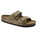 Birkenstock Arizona SFB in Taupe Suede, Size UK 2.5 | END. Clothing