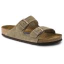 Birkenstock Arizona SFB in Taupe Suede, Size UK 2.5 | END. Clothing