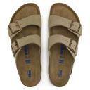 Birkenstock Arizona SFB in Taupe Suede, Size UK 2.5 | END. Clothing