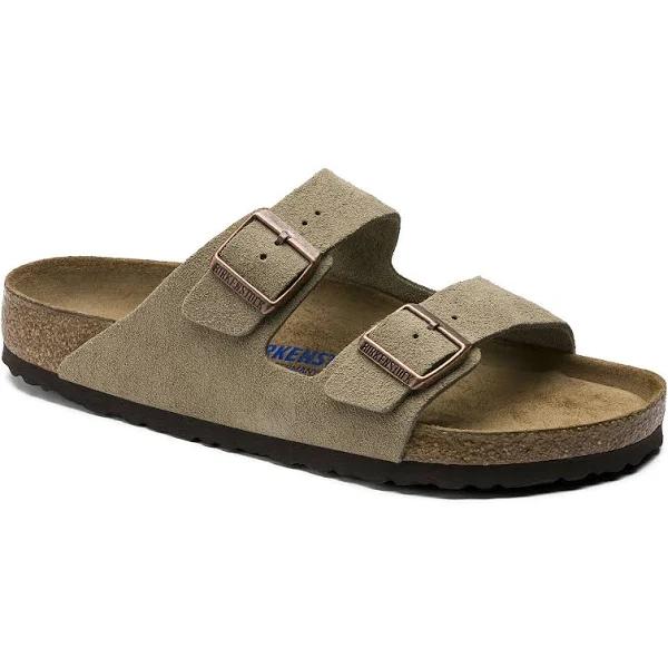 Birkenstock Arizona SFB in Taupe Suede, Size UK 2.5 | END. Clothing