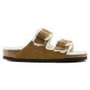 Birkenstock Arizona Shearling Suede Leather Mink / 35 / Narrow