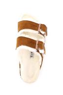 Birkenstock Arizona Shearling Suede Leather Mink / 35 / Narrow