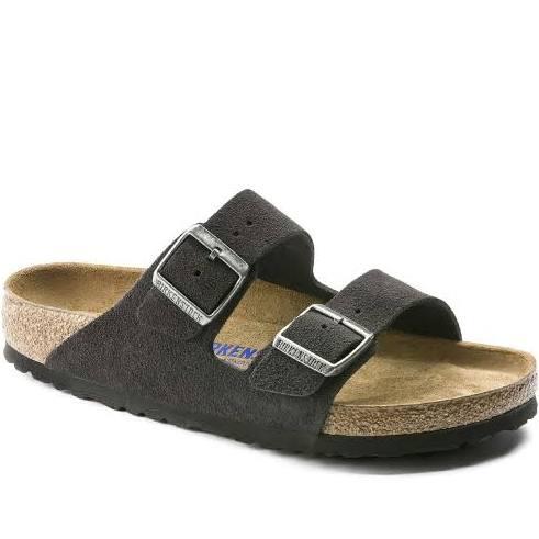 Birkenstock Arizona Soft Footbed (36 Velvet Gray Suede)