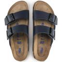 Birkenstock Arizona Soft Footbed (41 Narrow Navy Birko Flor)