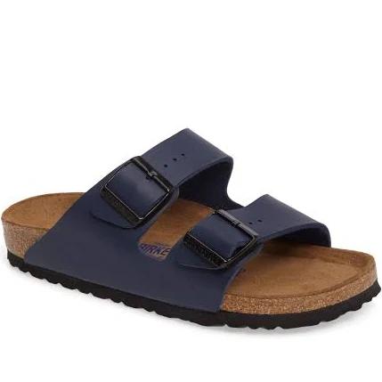 Birkenstock Arizona Soft Footbed (41 Narrow Navy Birko Flor)