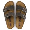 Birkenstock Arizona Soft Footbed (43 Iron Oiled Leather)