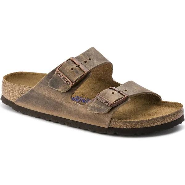 Birkenstock Arizona Soft Footbed Leather Sandals for Ladies - 7.5