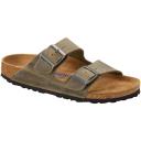Birkenstock Arizona Soft Footbed Oiled Leather Faded Khaki 38