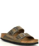 Birkenstock Arizona Soft Footbed Oiled Leather Faded Khaki 38