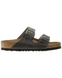 Birkenstock Arizona Soft Footbed Oiled Leather Iron 40