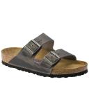 Birkenstock Arizona Soft Footbed Oiled Leather Iron 40